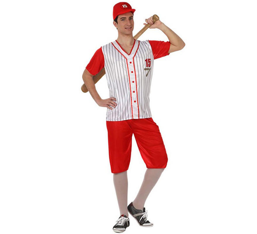 Disfraz Jugador De Béisbol Para Hombre Talla M-L