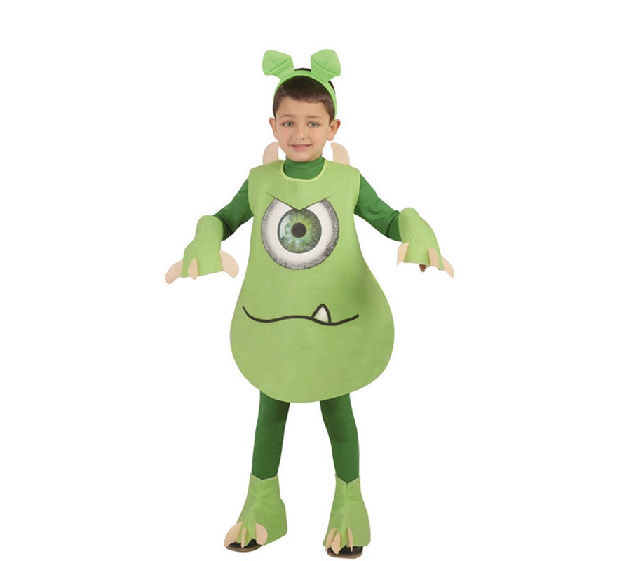 Disfraz Monstruito verde para niños