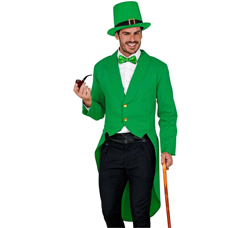 Green St. Patrick's Day Costume or Coat for Men