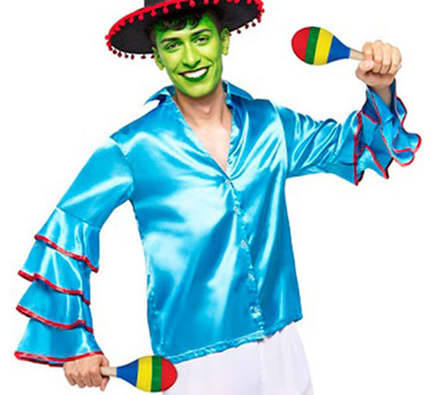 Disfraz o Camisa de La Mascara Rumbero para hombre Disfraz o Camisa de La Mascara Rumbero para hombre