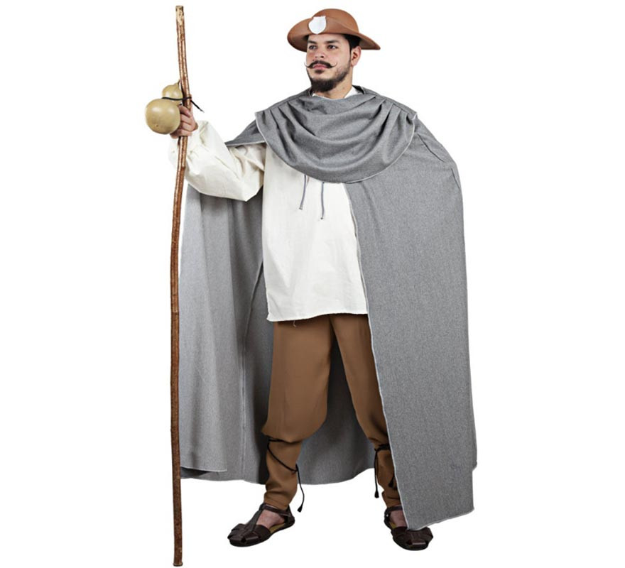 Gray Pilgrim Costume or Cape for men