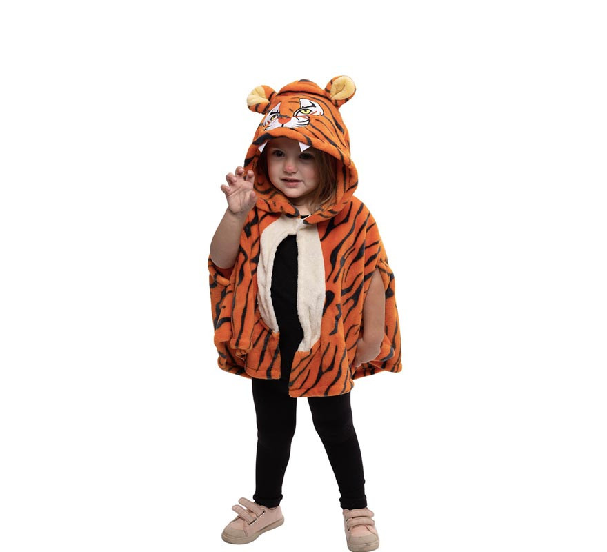 Super Tiger Costume or Cape with hood for children