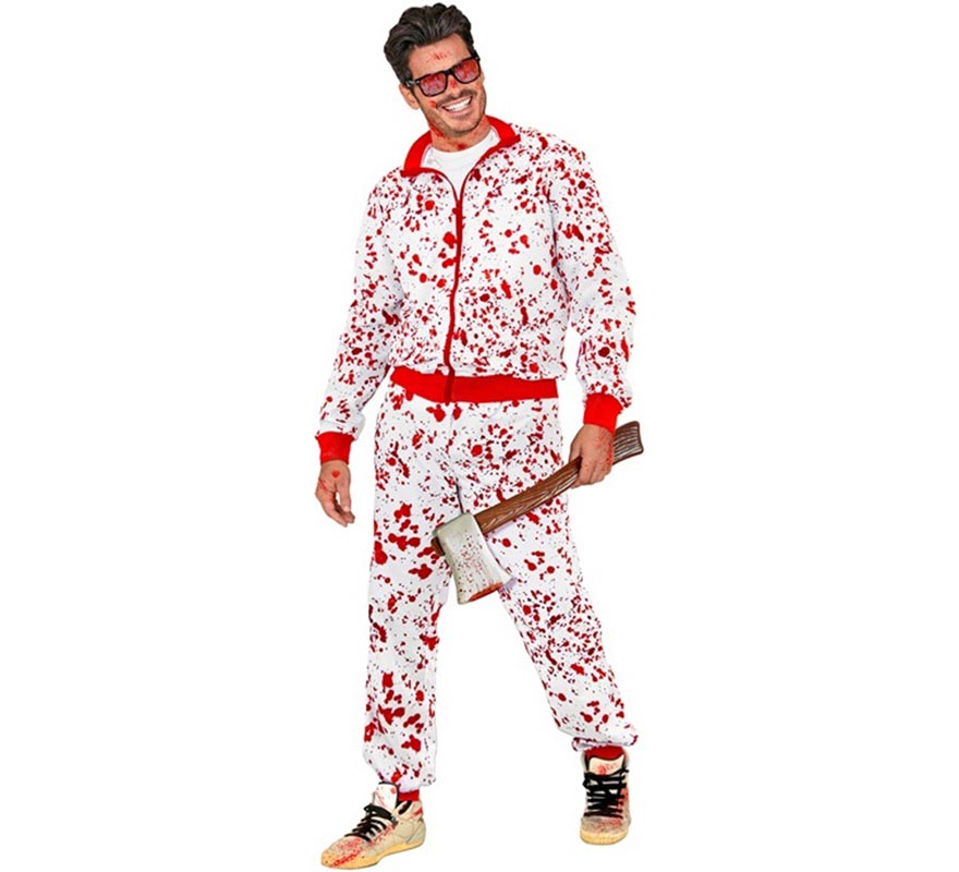 Bloody Killer Costume or Tracksuit for Adults