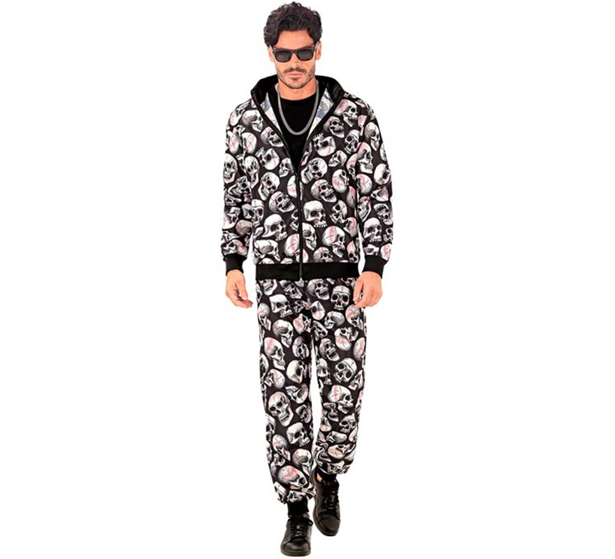 Skull Costume or Tracksuit for Adults
