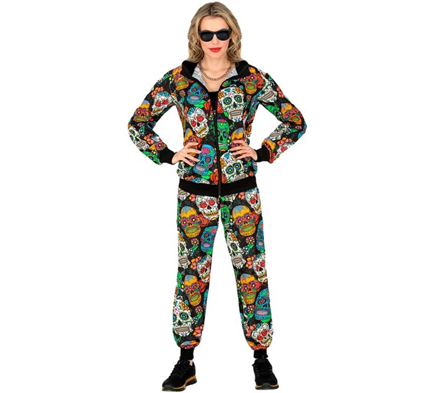Day of the Dead Costume or Tracksuit for Adults