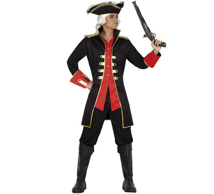 Costume Da Corsaro Nero E Oro Per Uomo