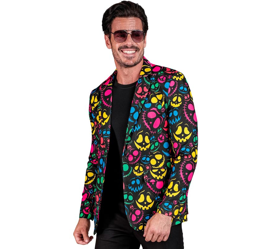 Men's neon multicolor Ghosts jacket