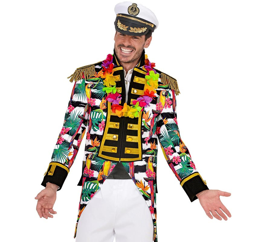 Floral Tropicana costume or tailcoat for men