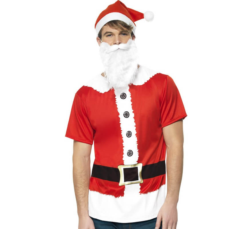 Disfraz o Kit de Papá Noel para hombre