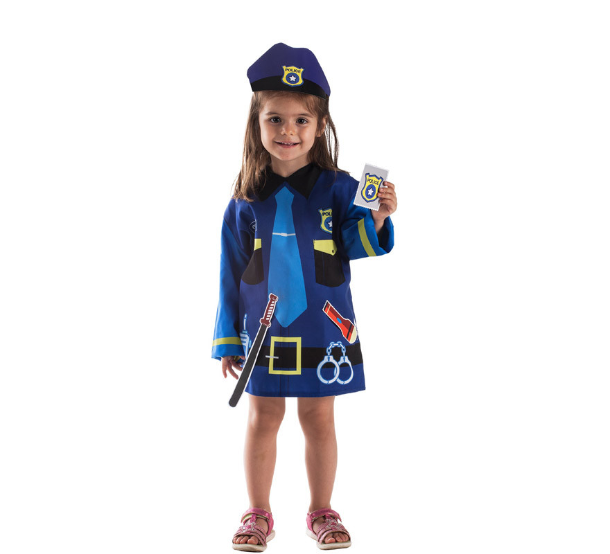 Costume della polizia o kit fai da te fai da te per i bambini