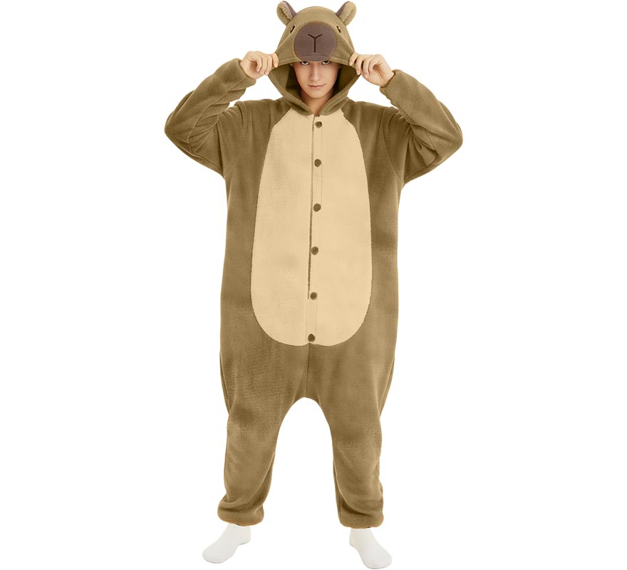Capybara-Kostüm oder Pyjama für Männer