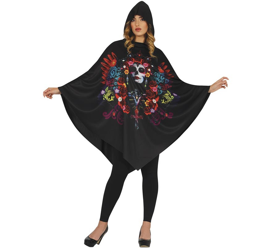 Catrina costume or poncho for women