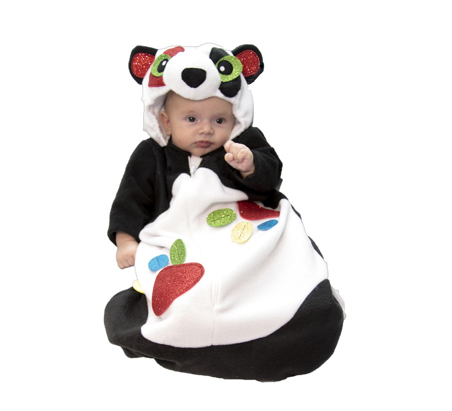 Disfraz o Saquito de Oso Panda para bebé