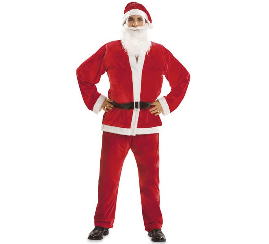 Disfraz Papá Noel para Hombre talla M-L para Navidad