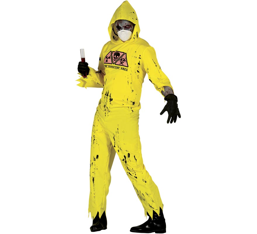 Men's Radioactive Zombie Halloween Costume