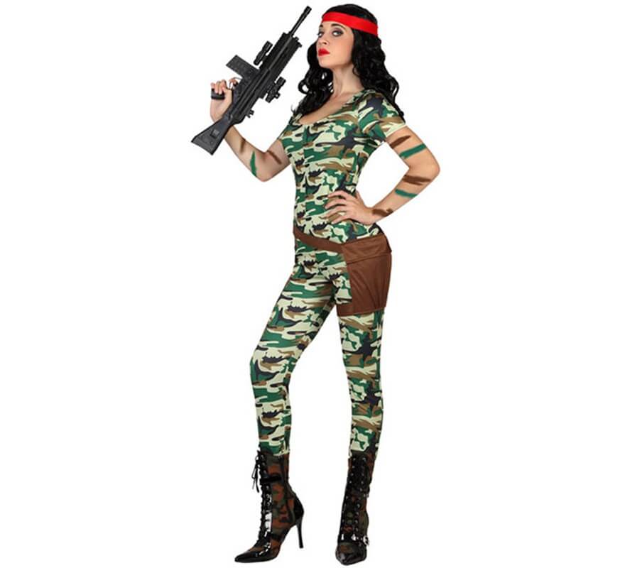 Disfraz para mujer de Militar sexy