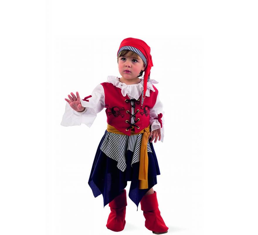 Disfraz Pirata Bucanera para niña
