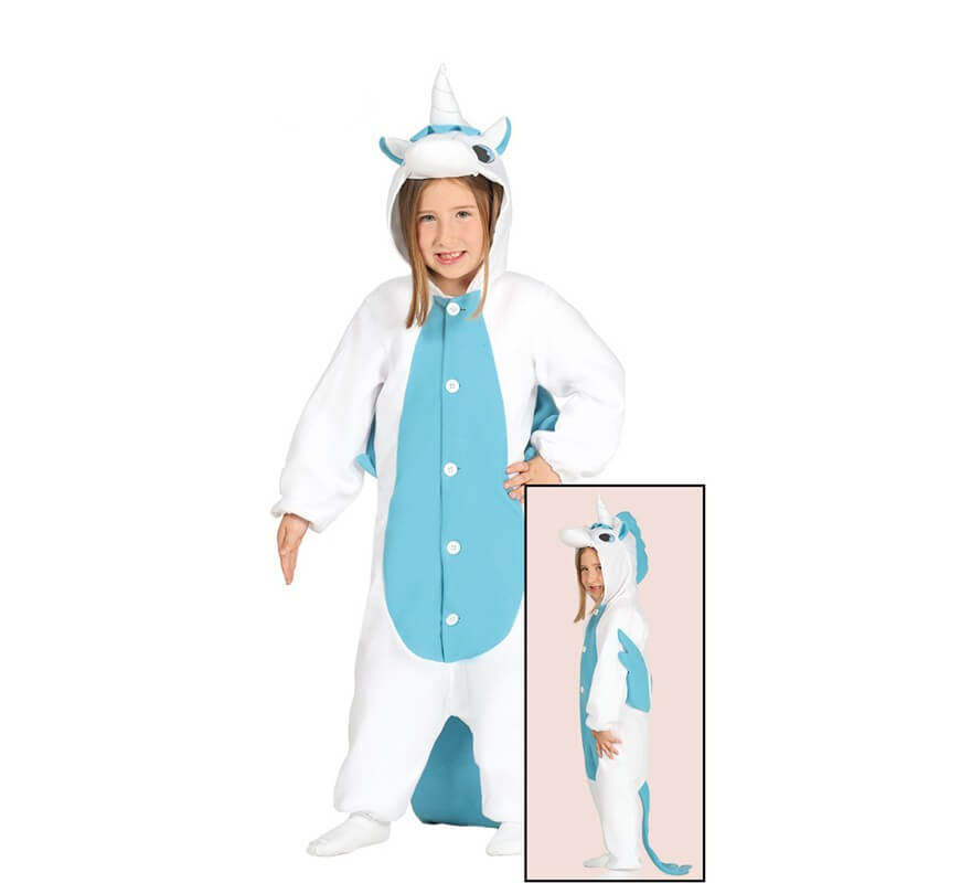 Disfraz Pijama Unicornio Azul para