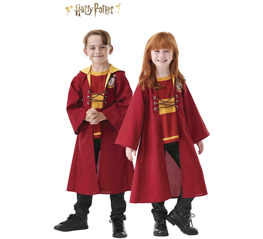Consulta hasta ahora ojo Disfraz Túnica de Quidditch Gryffindor de Harry Potter para niños