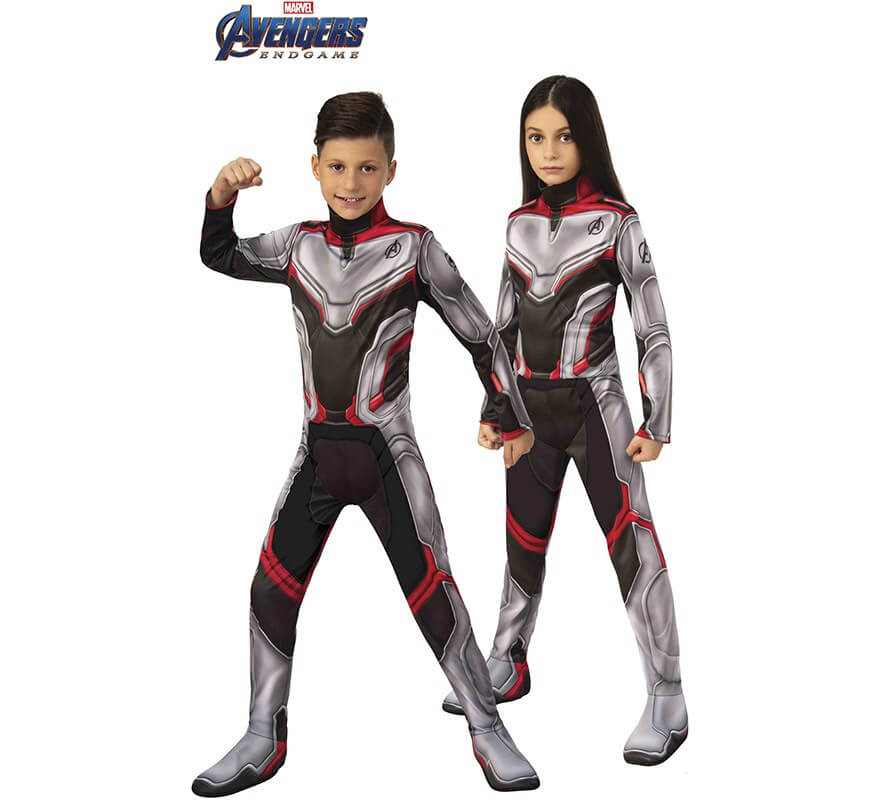 diseño Eso ironía Disfraz Uniforme Equipo Team Suit Vengadores: Endgame para niños