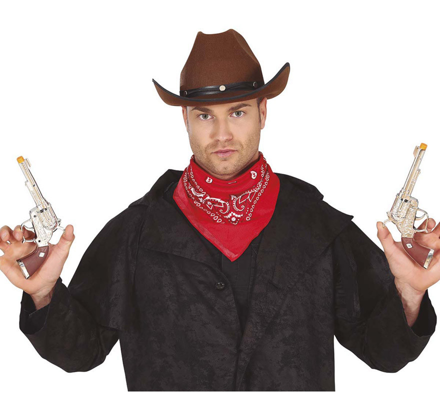 Old West-Disfraz de vaquera para Cosplay, revólver, pistola