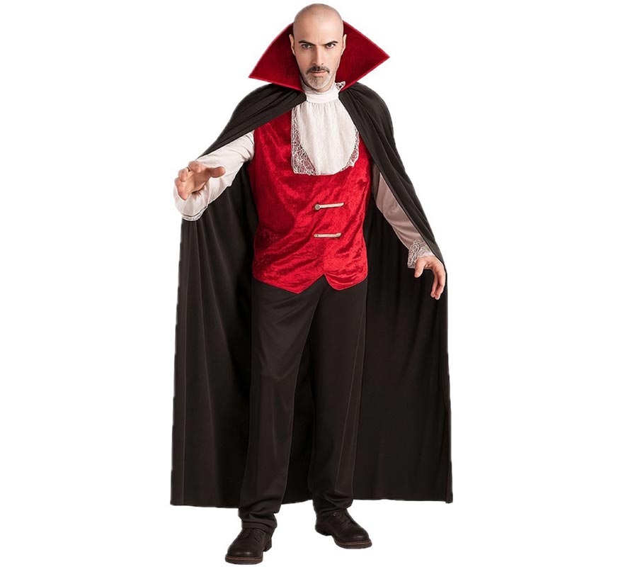 Fato masculino de Drácula e Vampiro