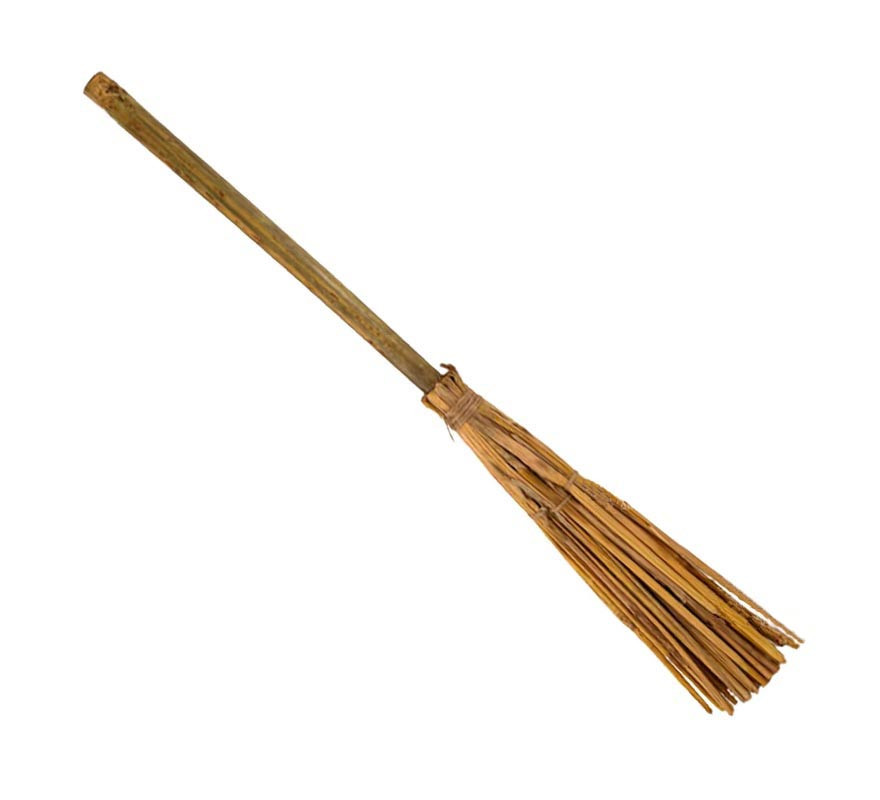 60 cm mini brown straw broom