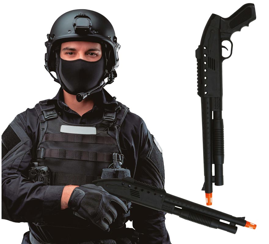Escopeta Agente Swat de 46 cm de Plástico de Juguete