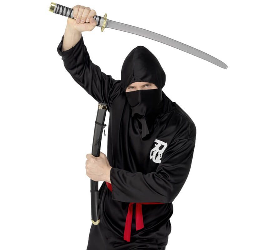 Espada con funda de Ninja 73cm