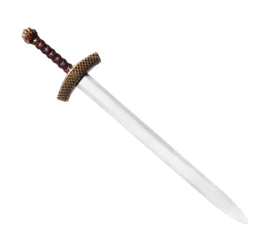Espada Medieval Tigre plateado de juguete