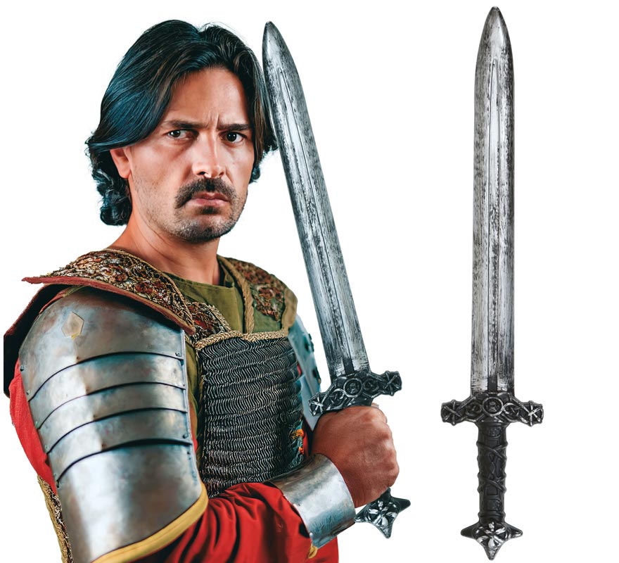 Espada Medieval de 58 cm de Plástico de Juguete