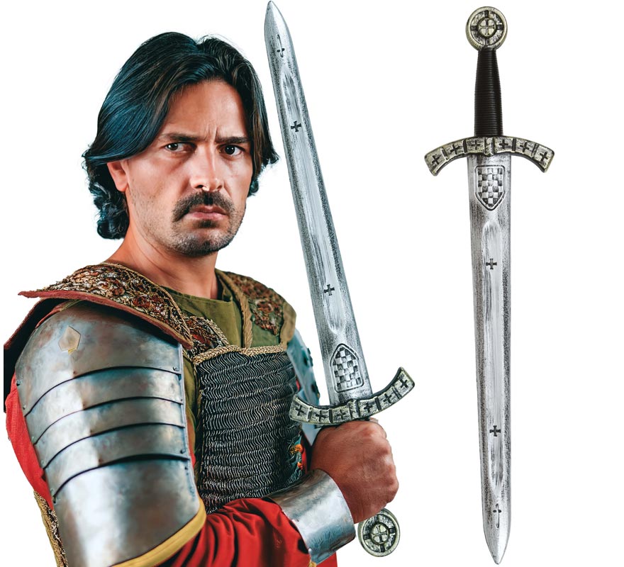 Espada Medieval de 60 cm de Plástico de Juguete