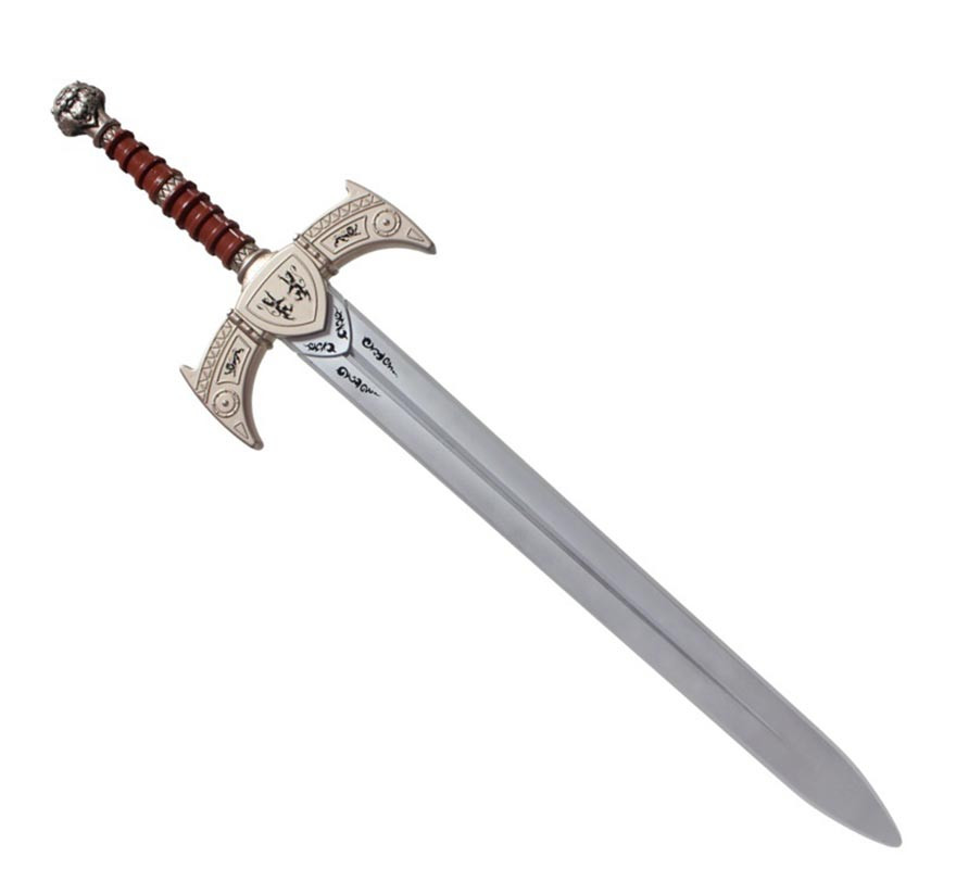 Espada Medieval Tigre plateado de juguete
