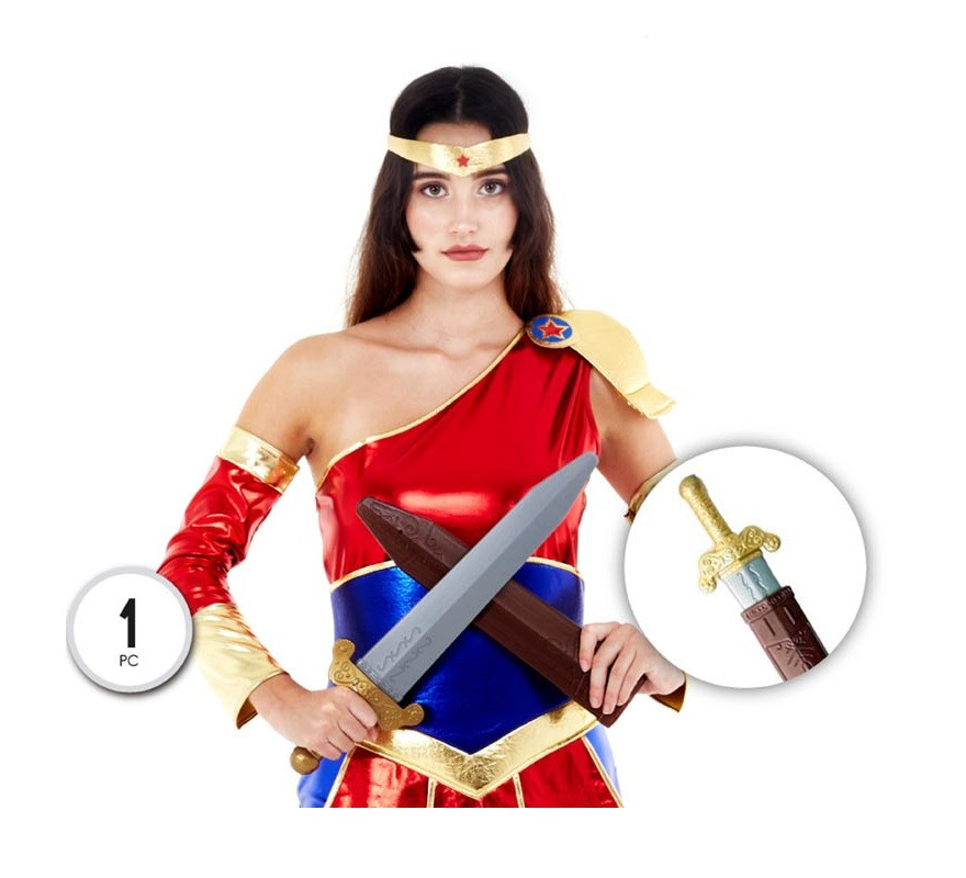 Épée Jouet Lumineuse Avec Effets étincelles Et Brume – Longueur 80 Cm