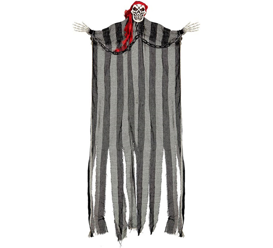 92cm Chained Pirate Skeleton