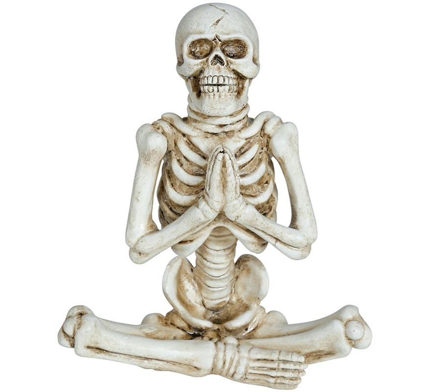 Sitting Skeleton 19x14 cm