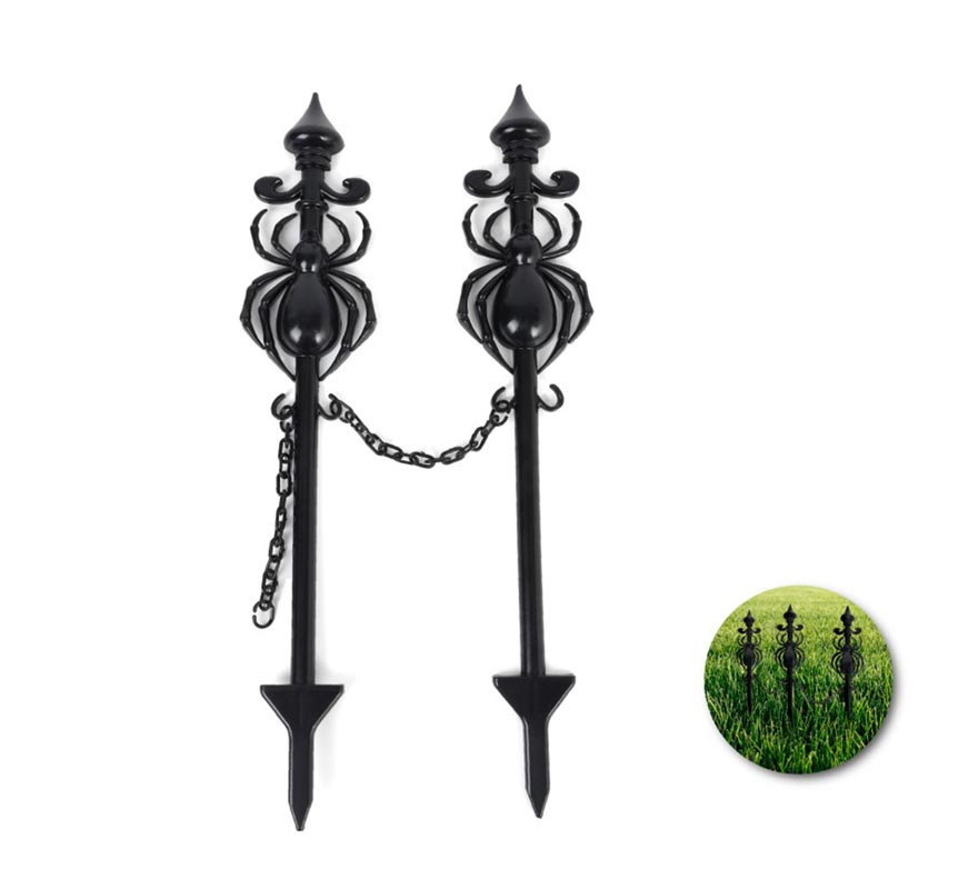 Spider Stakes with Chain for Garden 53x11cm