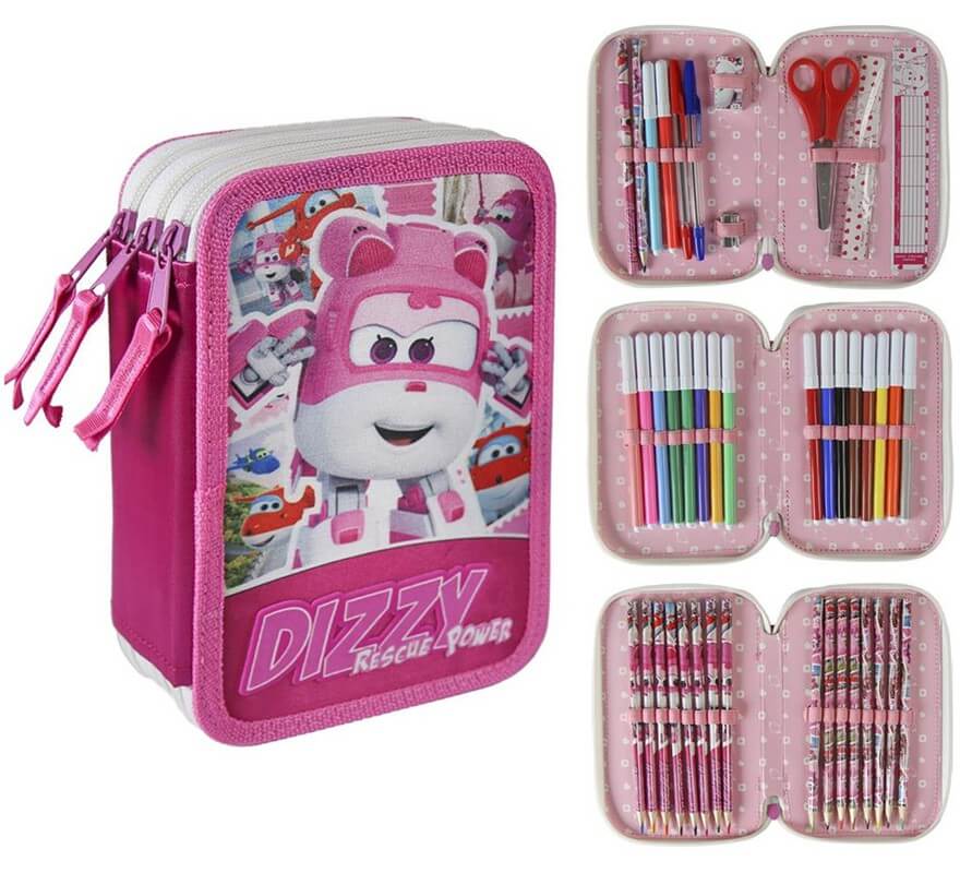 Super Wings Triple Dizzy Case 12x19x6 cm