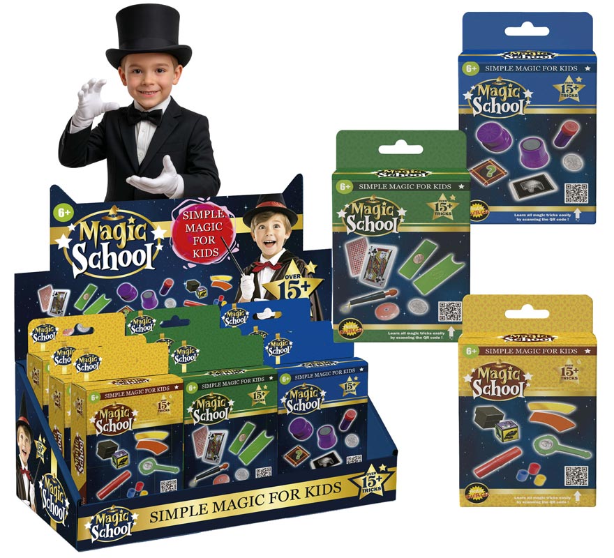 Expositor de 12 Trucos de Magia Infantil