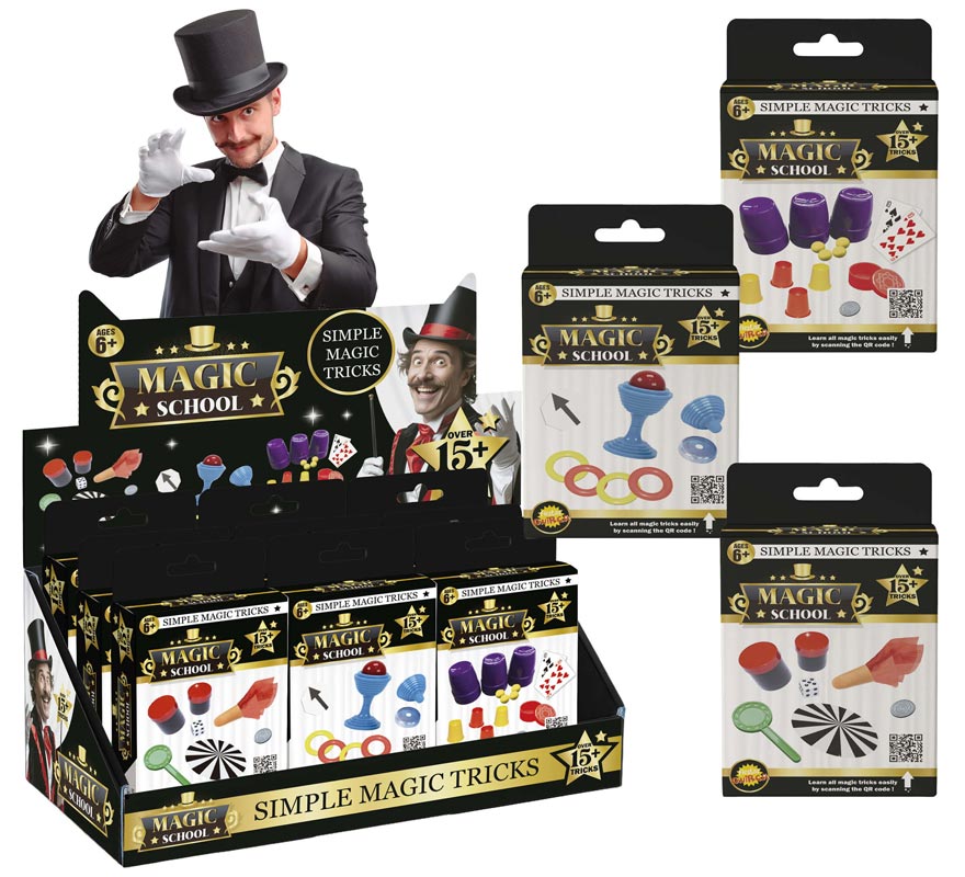 Expositor de 12 Trucos de Magia Infantiles