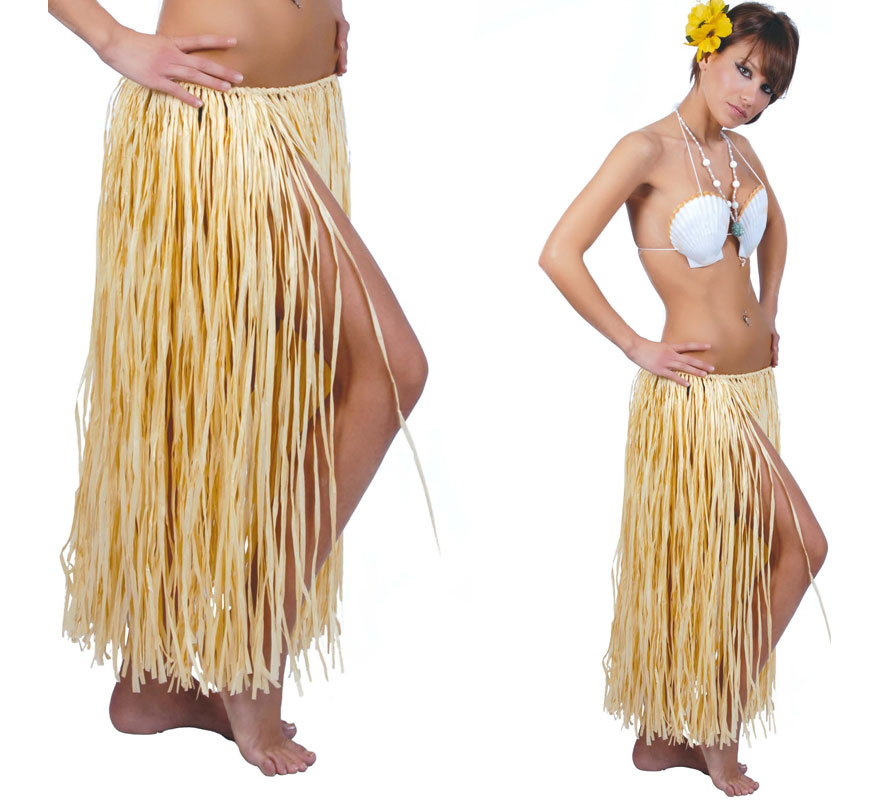Falda Hawaiana de Paja de 70 cm