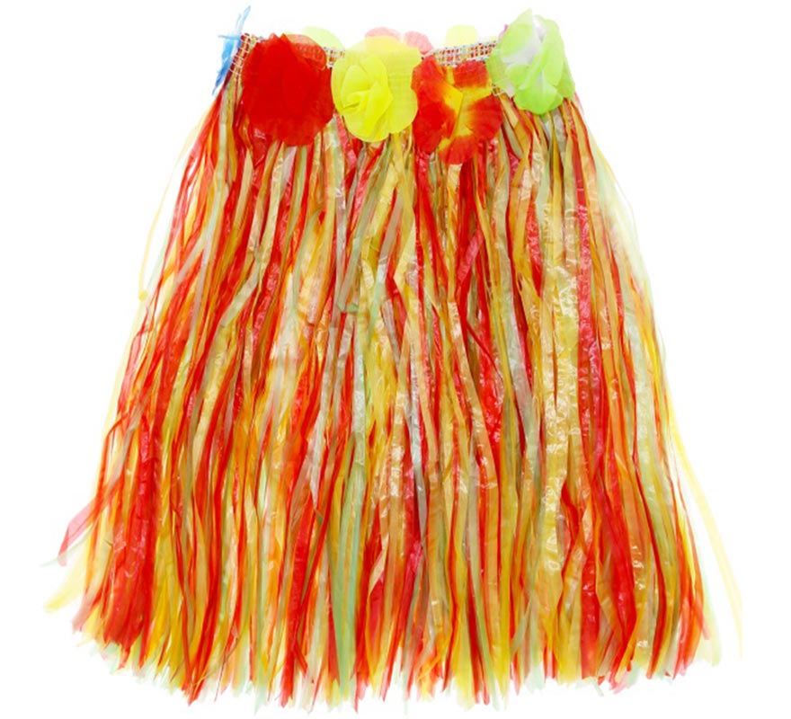 Hawaiian skirt for women of 60 cm in various colors