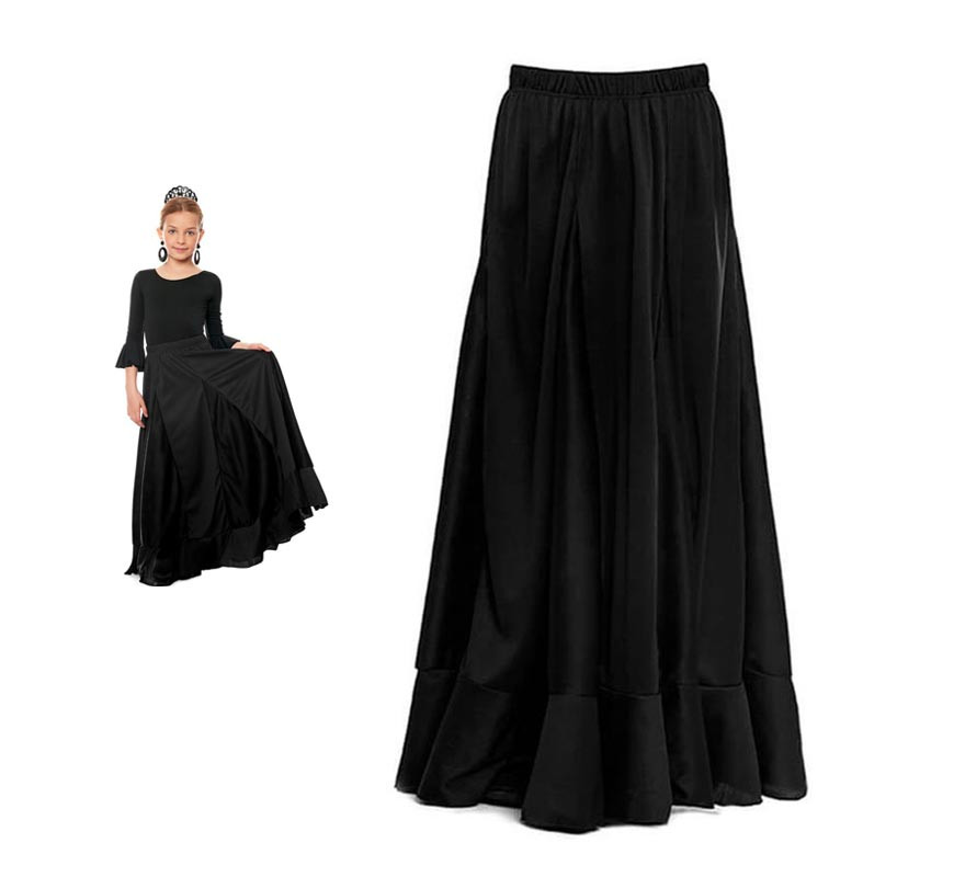 Disfraz falda sevillana negro/rojo baile t-m - Librería, Papelería y Juegos  Gradua2