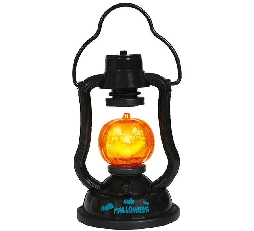 Pumpkin Lantern Light and Sound 15 cm