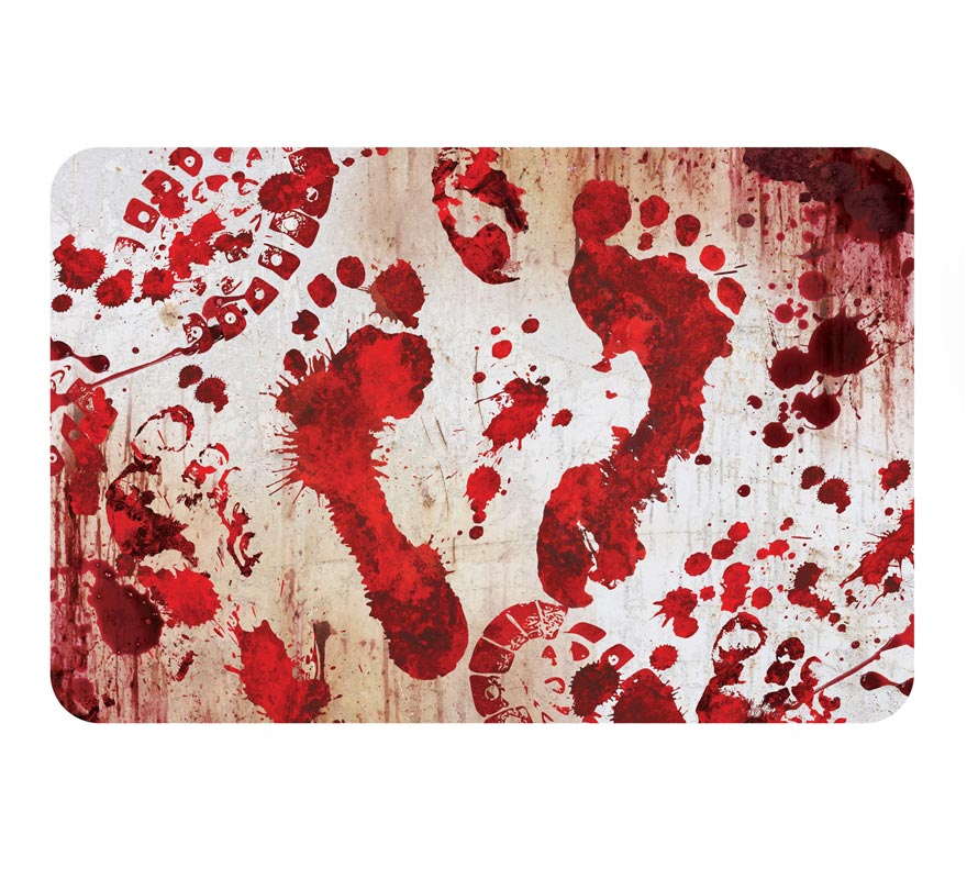 Bloody Footprints Doormat 60x40 cm