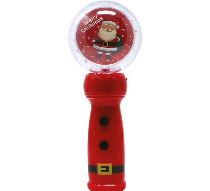 Santa Claus figure with ball wand and 21 cm LEDs