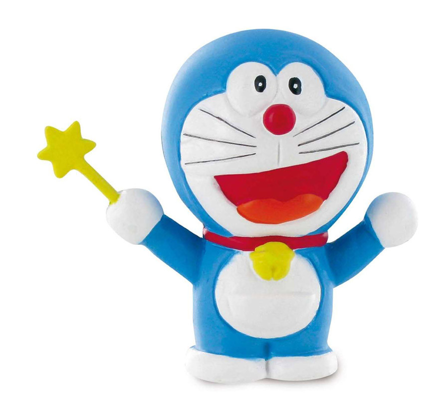 Punto de exclamación Huerta Diverso Figura Doraemon Varita Mágica de 6 cm
