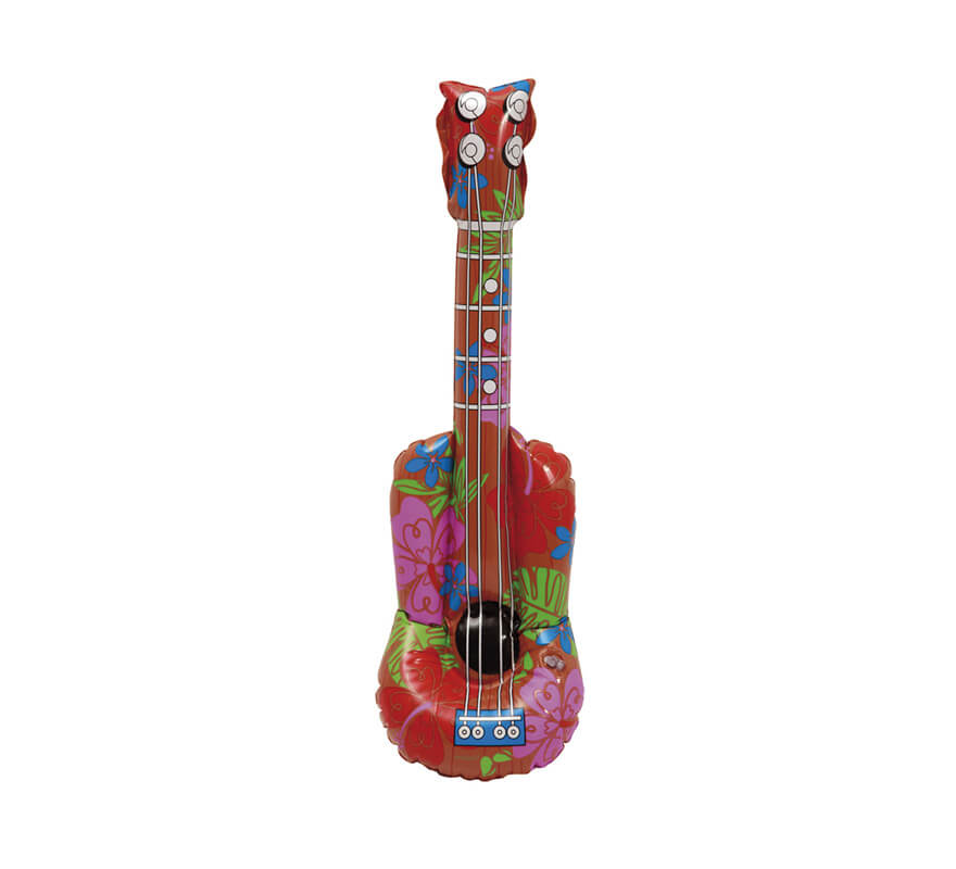 Guitarra Hinchable con dibujo de guitarra española de 60 cm