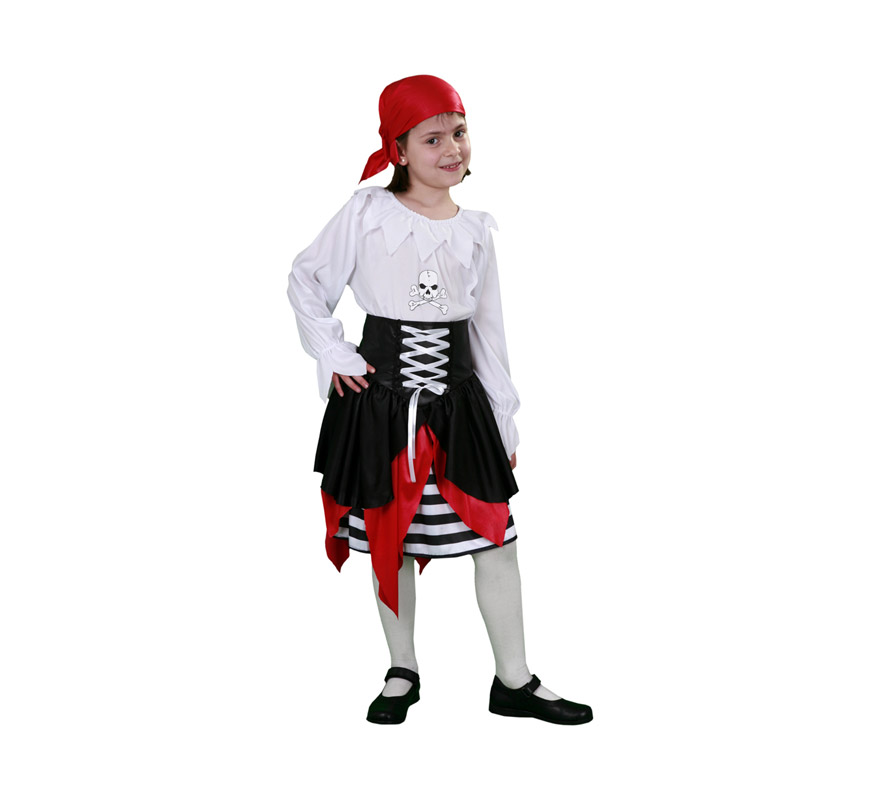 Disfraz de joven Pirata para niñas