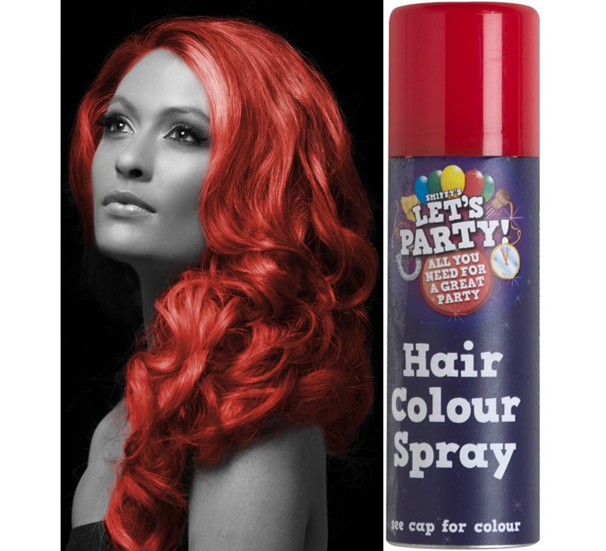 Spray de Pintura para Cabello color Rojo 125 ml